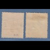 Dänemark 1917 Militärtpostmarken Mi.-Nr. 1 und 2 ungebraucht *