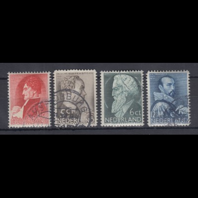 Niederlande 1935 Sommermarken Persönlichkeiten Mi.-Nr. 282-285 O 