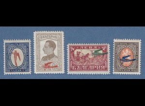 Bulgarien 1927 Flugpostmarken Mi.-Nr. 206-209 Satz 4 Werte postfrisch **