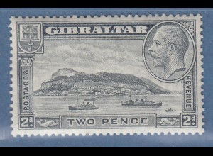 Gibraltar 1931 Felsen Mi.-Nr. 98 A ungebraucht *