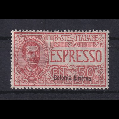 Italienisch-Eritrea 1921 Eilmarke 50 C. Mi.-Nr. 52 ungebraucht *