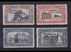 Italienisch-Somaliland 1927 National-Miliz Rom Mi.-Nr. 108-111 Satz kpl. * 