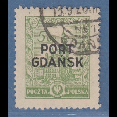 Danzig Port Gdansk Mi.-Nr.12 gestempelt gepr. Gruber BPP