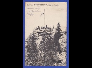 AK Österreich Gipfel des Sonnwendstein, gelaufen 1910