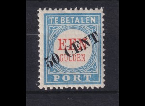 Niederlande 1906 Portomarke Mi.-Nr. 27 III ungebraucht * 