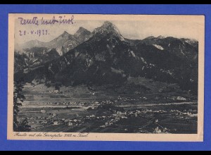 AK Reutte in Tirol gelaufen 1922