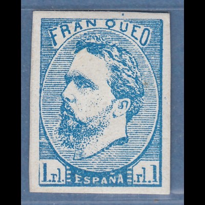 Spanien Carlistische Post Don Carlos 1 R. mit Tilde Mi.-Nr. 1 II ungestempelt 