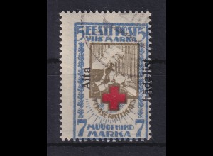 Estland 1923 Wohlfahrtsmarke Rotes Kreuz Mi.-Nr. 47 A gestempelt