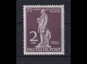 Berlin 1949 75 Jahre Weltpostverein 2 DM grauoliv Mi.-Nr. 41 postfrisch **