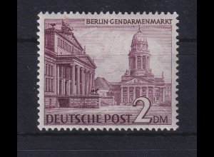 Berlin 1949 Berliner Bauten 2 DM schwarzpurpur Mi.-Nr. 58 postfrisch **