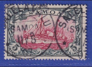 Dt. Kolonien Samoa 1900 Mi.-Nr. 19 mit O SALELAVALU, geprüft STEUER BPP