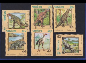 Laos 1988 Dinosaurier Mi.-Nr. 1075-1080 postfrisch ** 