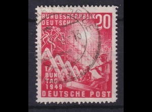Bundesrepublik 1949 1. Bundestag Mi.-Nr. 112 gestempelt