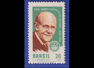 Brasilien 1968 Paul Harris Gründer des Rotary-Clubs Mi.-Nr. 1169 **