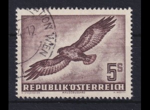 Österreich 1953 Mäusebussard Mi.-Nr. 986 gestempelt