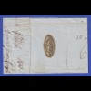 Österreich Geschäftsbrief mit Zweizeiler VILLACH und Zweizeiler INNICHEN 1847