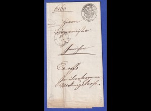 Österreich Dienstbrief mit Rundstempel LIENZ 1852