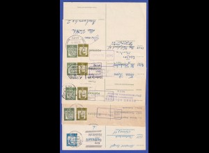 Bundesrepublik um 1963 Lot 7 Karten mit Poststellen-II-Stempeln