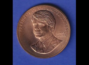 USA 1977 Medaille zur Amtseinführung von Präsident Jimmy Carter