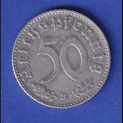 Dt. Reich 50 Reichspfennig 1941 B