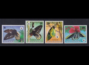 Papua Neu Guinea 1988 Königin-Alexandra-Falter Satz Mi.-Nr. 574-577 ** 