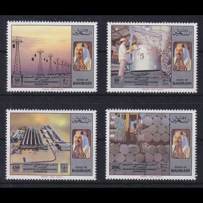 Bahrain 1992 Bahrain-Aluminium-Gesellschaft Mi.-Nr. 487-490 postfrisch **