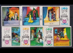 Ra's al-Chaima 1969 Berühmte Opern-Szenen Mi.-Nr. 281-286 A postfrisch ** 