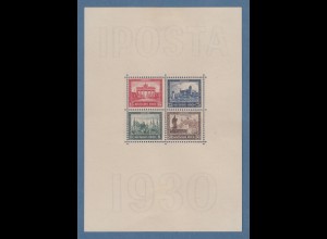 Deutsches Reich Blockausgabe zur IPOSTA 1930 Mi.-Nr. Block 1 ungebraucht *