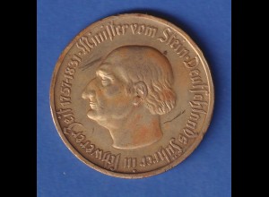 Münze Westfalen Notgeld Inflation 1923 10000 Mark Freiherr v. Stein / Pferd