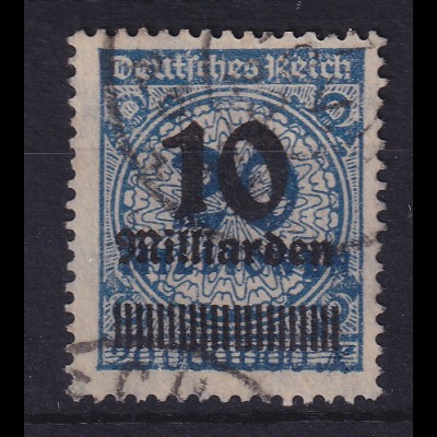 Dt. Reich Inflation Mi.-Nr. 335 AWa gestempelt, gepr. INFLA
