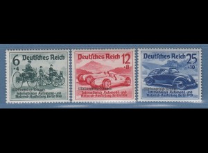 Deutsches Reich, Mi.-Nr. 695-97 Nürburgringrennen Satz kpl. einwandfrei **