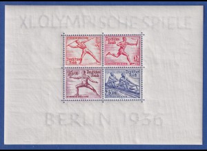 Deutsches Reich 1936 Olympische Spiele Mi.-Nr. Block 6 X postfrisch **