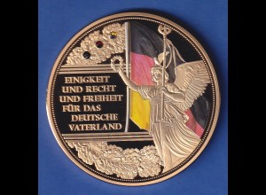 Riesen-Medaille 2019 Deutsche Nationalhymne