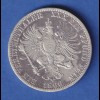 Altdeutschland Preußen Silbermünze Wilhelm I. 1 Vereinstaler 1866 