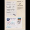 Original-Autogramme von 69 Raumfahrern vom 9. Raumfahrerkongress Wien 1993