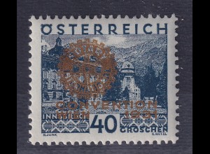 Österreich 1931 Rotary Kongress Mi.-Nr. 521 postfrisch ** 