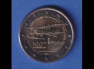 Malta 2015 2-Euro-Sondermünze 100 Jahre Erstflug bankfr. unzirk. 