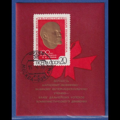 Sowjetunion 1970 - 100. Geburtstag von W.I. Lenin Mi.-Nr. Block 62 Type I O