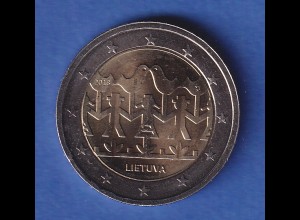 Litauen 2018 2-Euro-Sondermünze Gesang und Tanzfestival bankfr. unzirk. 