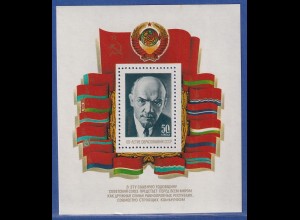 Sowjetunion 1982 - 60 Jahre UdSSR Mi.-Nr. Block 159 postfrisch **