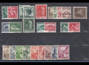 Deutsches Reich: Briefmarken-Jahrgang 1938 komplett postfrisch ** 