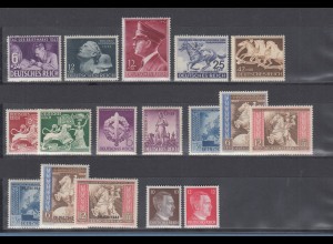 Deutsches Reich: Briefmarken-Jahrgang 1942 komplett postfrisch ** 