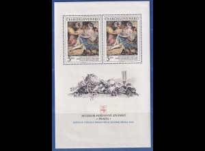 Tschechoslowakei 1988 Briefmarkenausstellung Prag Postmuseum Mi.-Nr. Block 88 **