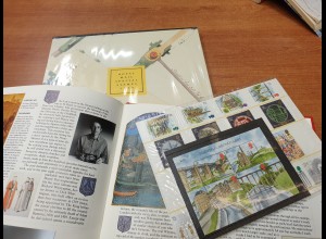 Großbritannien Royal Mail offizielles Jahrbuch 1989 mit Briefmarken **