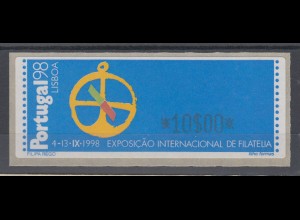 Portugal Monétel-LISA ATM PORTUGAL'98, Mi.-Nr. 17.2 Z1 