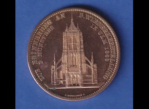 Ulmer Münstermünze 1923 geprägt aus Dachkupfer des Münsters