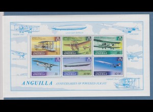 Uruguay 1979 75 Jahre Moturflug Gebrüder Wright Mi.-Nr. Block 26 **
