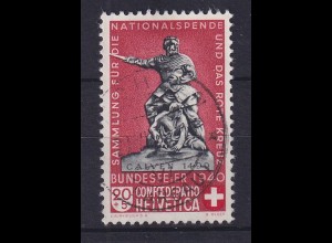 Schweiz 1940 Pro Patria Denkmal Mi.-Nr. 368 gestempelt