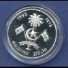 Malediven Silbermünze 1993 250 Rupees Olympische Spiele Atlanta 1996 PP
