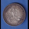 Dt. Kaiserreich Preußen Friedrich Wilhelm IV.. Silbermünze 1 Taler 1859 A vz!